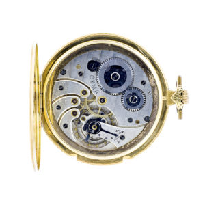 CYMA. Reloj de bolsillo, de caballero, lepine y remontoir. Tipo Frac. Finales siglo XIX. Oro 18k.