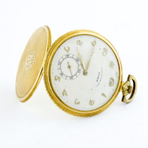 CYMA. Reloj de bolsillo, de caballero, lepine y remontoir. Tipo Frac. Finales siglo XIX. Oro 18k.