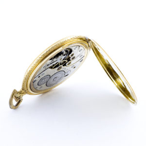 CYMA. Reloj de bolsillo, de caballero, lepine y remontoir. Tipo Frac. Finales siglo XIX. Oro 18k.