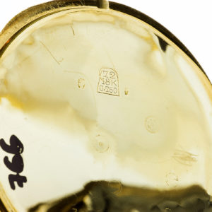 CYMA. Reloj de bolsillo, de caballero, lepine y remontoir. Tipo Frac. Finales siglo XIX. Oro 18k.