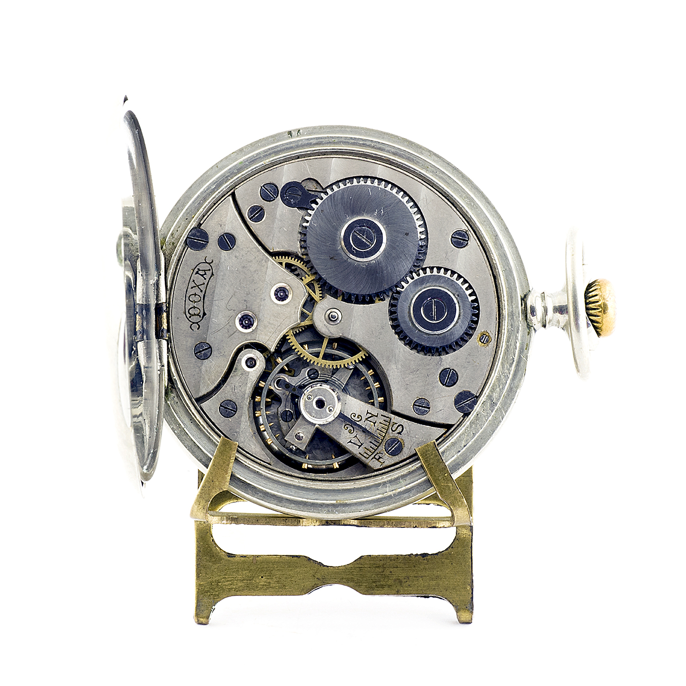 DOXA. Reloj de bolsillo, lepine y remontoir. Automatón. Ca. 1906. DOXA. Reloj de bolsillo, lepine y remontoir. Automatón. Ca. 1906.