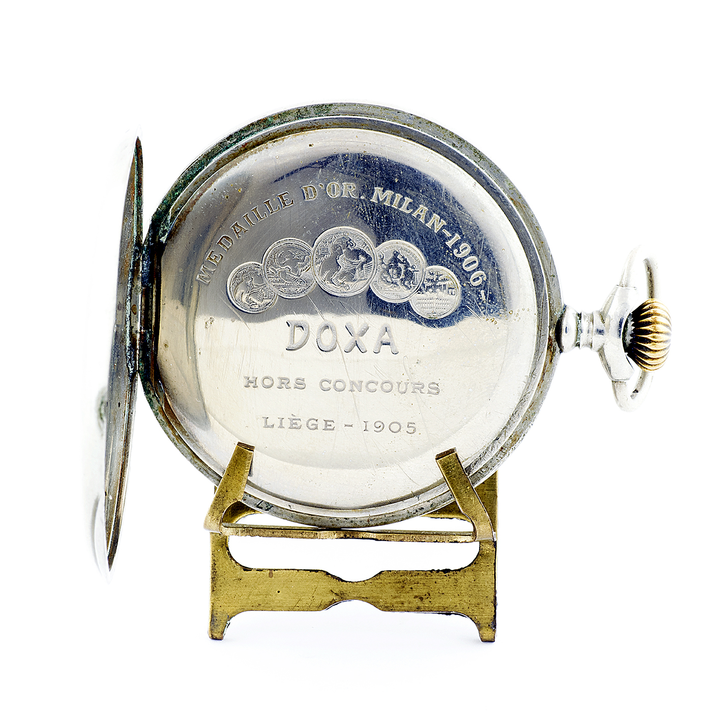 Doxa. Reloj Erótico de Bolsillo, lepine y remontoir. Automatón. Ca. 1920 Doxa. Reloj Erótico de Bolsillo, lepine y remontoir. Automatón. Ca. 1920