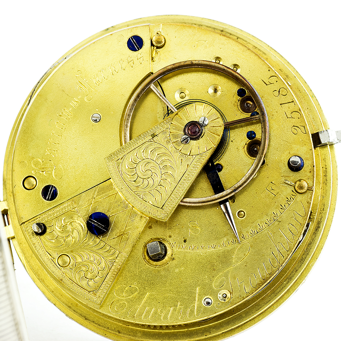 Edward Troughton. Reloj de Bolsillo para caballero, lepine, Half Fuseé (Semicatalino). England, 1880. Edward Troughton. Reloj de Bolsillo para caballero, lepine, Half Fuseé (Semicatalino). England, 1880.