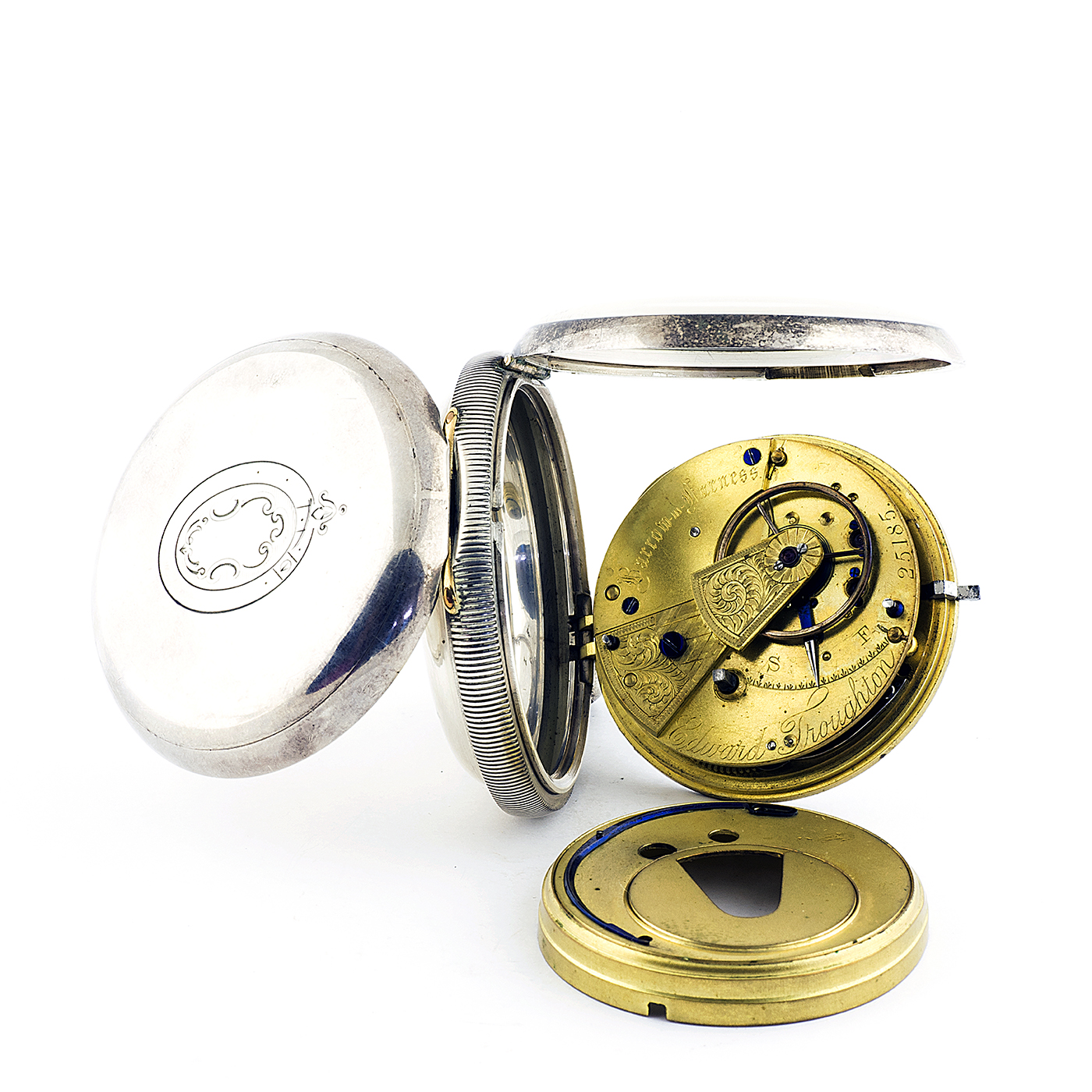 Edward Troughton. Reloj de Bolsillo para caballero, lepine, Half Fuseé (Semicatalino). England, 1880. Edward Troughton. Reloj de Bolsillo para caballero, lepine, Half Fuseé (Semicatalino). England, 1880.