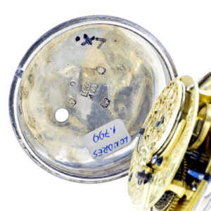 F. LIVINGTON (Londres, 1799). Reloj de Bolsillo Lepine, Verge Fusee (Catalino).