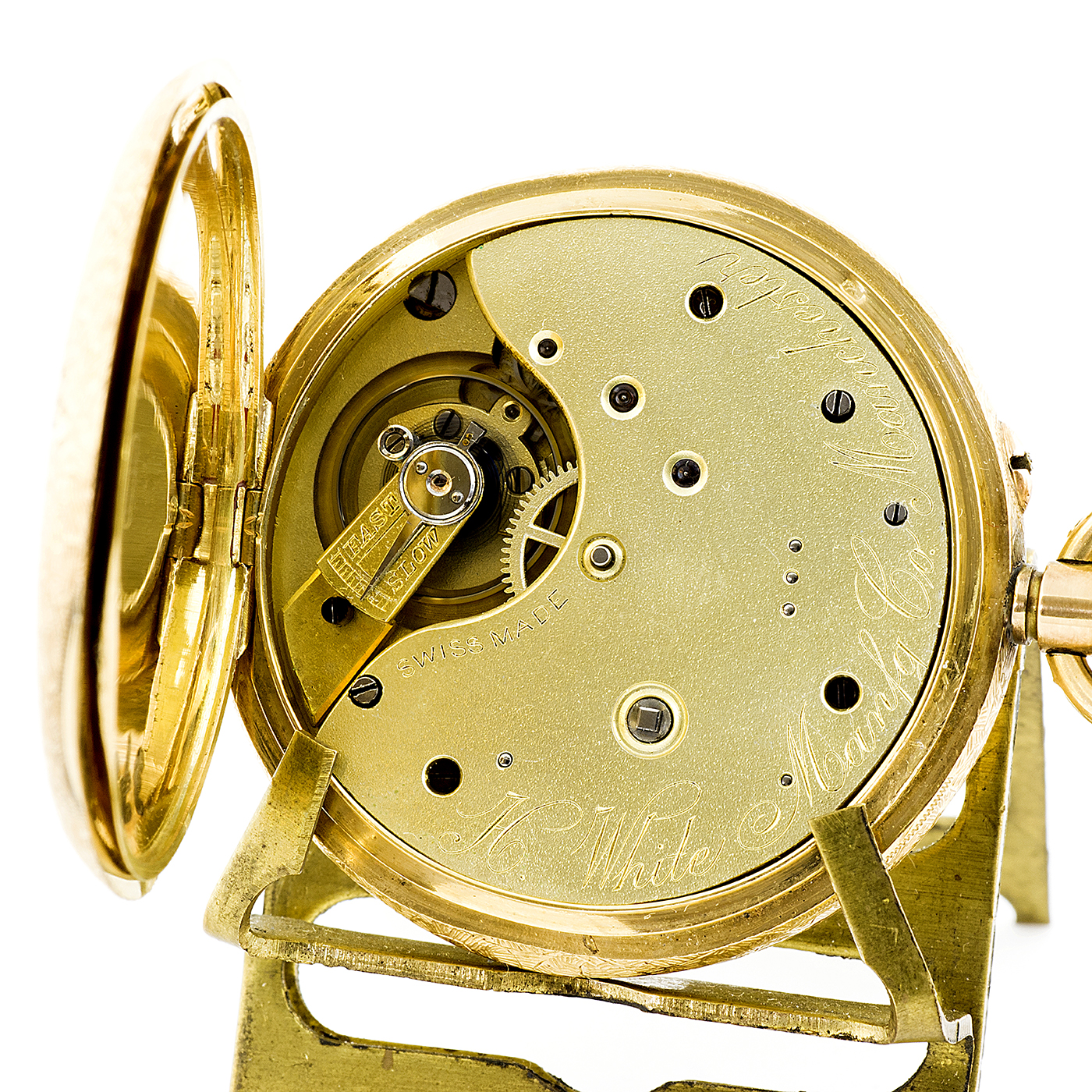 H. White Manfg Co. Reloj Suizo de Colgar, lepine y remontoir. Manchester, 1880. H. White Manfg Co. Reloj Suizo de Colgar, lepine y remontoir. Manchester, 1880.