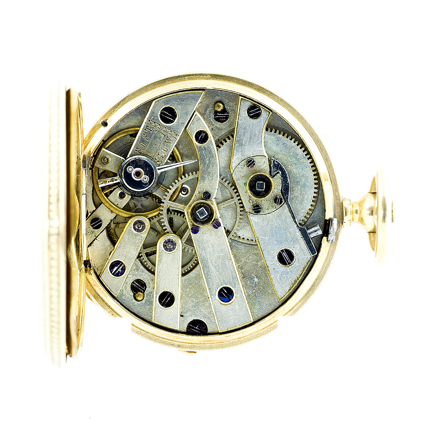 J.N. Reloj Suizo de Colgar, lepine. Suiza, ca. 1890. Oro 18k. J.N. Reloj Suizo de Colgar, lepine. Suiza, ca. 1890. Oro 18k.