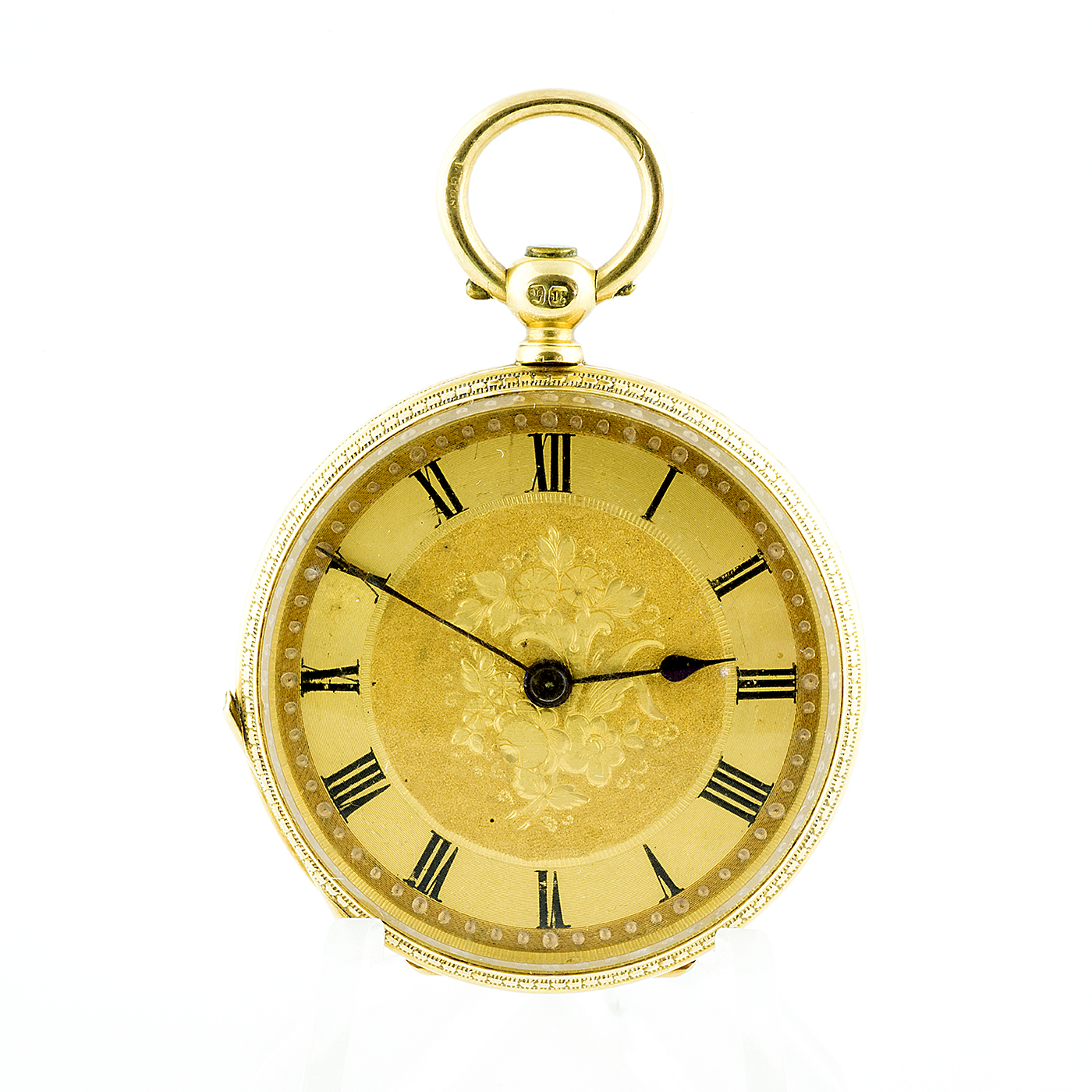 J.N. Reloj Suizo de Colgar, lepine. Suiza, ca. 1890. Oro 18k. J.N. Reloj Suizo de Colgar, lepine. Suiza, ca. 1890. Oro 18k.