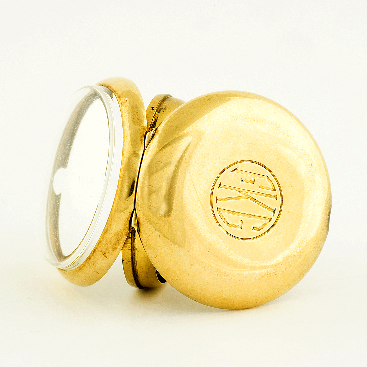 Longines. Reloj de colgar abatible, lepine y remontoir. Suiza, 1907. Oro 18k. Longines. Reloj de colgar abatible, lepine y remontoir. Suiza, 1907. Oro 18k.