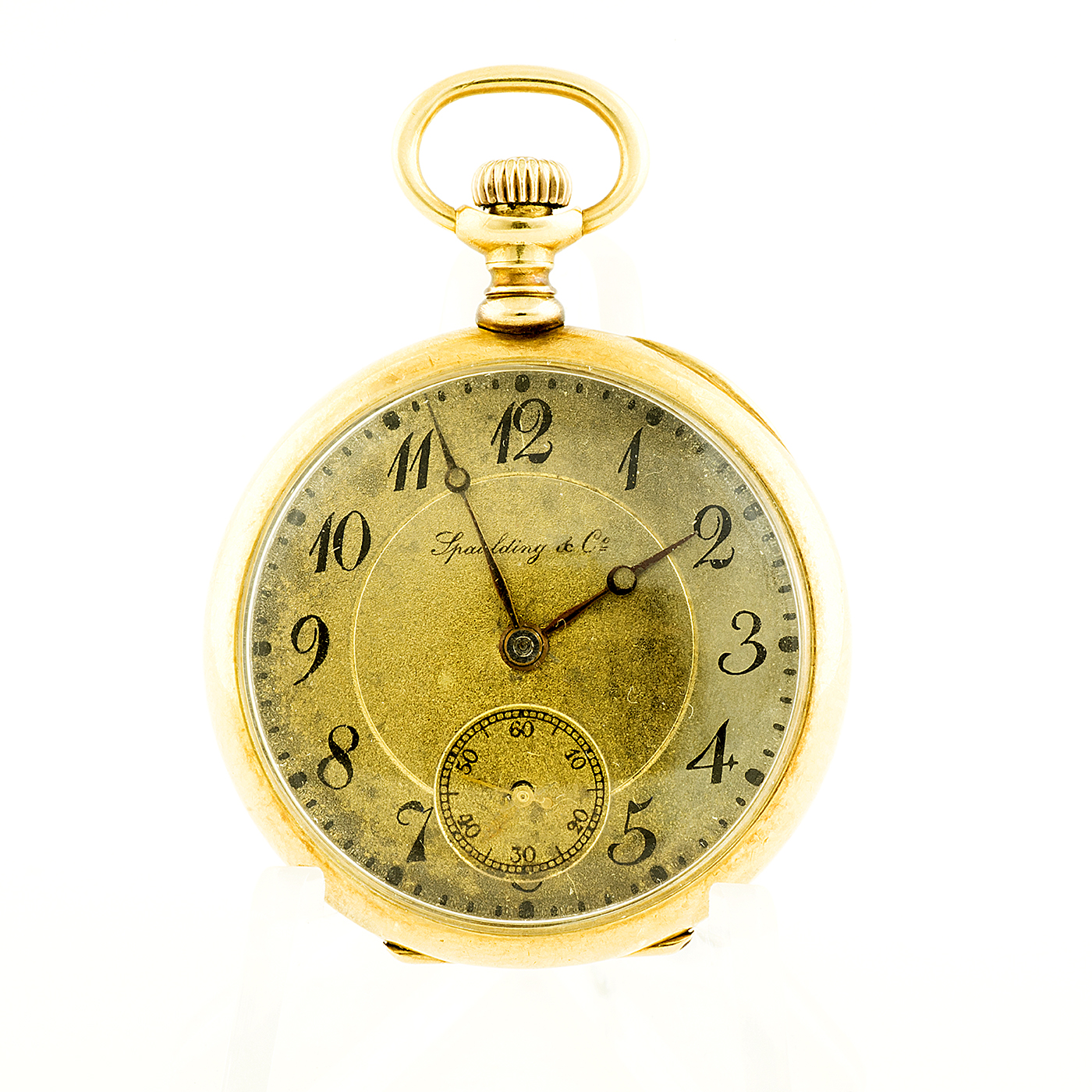 Longines. Reloj de colgar abatible, lepine y remontoir. Suiza, 1907. Oro 18k. Longines. Reloj de colgar abatible, lepine y remontoir. Suiza, 1907. Oro 18k.