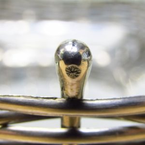 Pasgorcy. Cesto artesanal en Plata de Ley, España, siglo XIX.