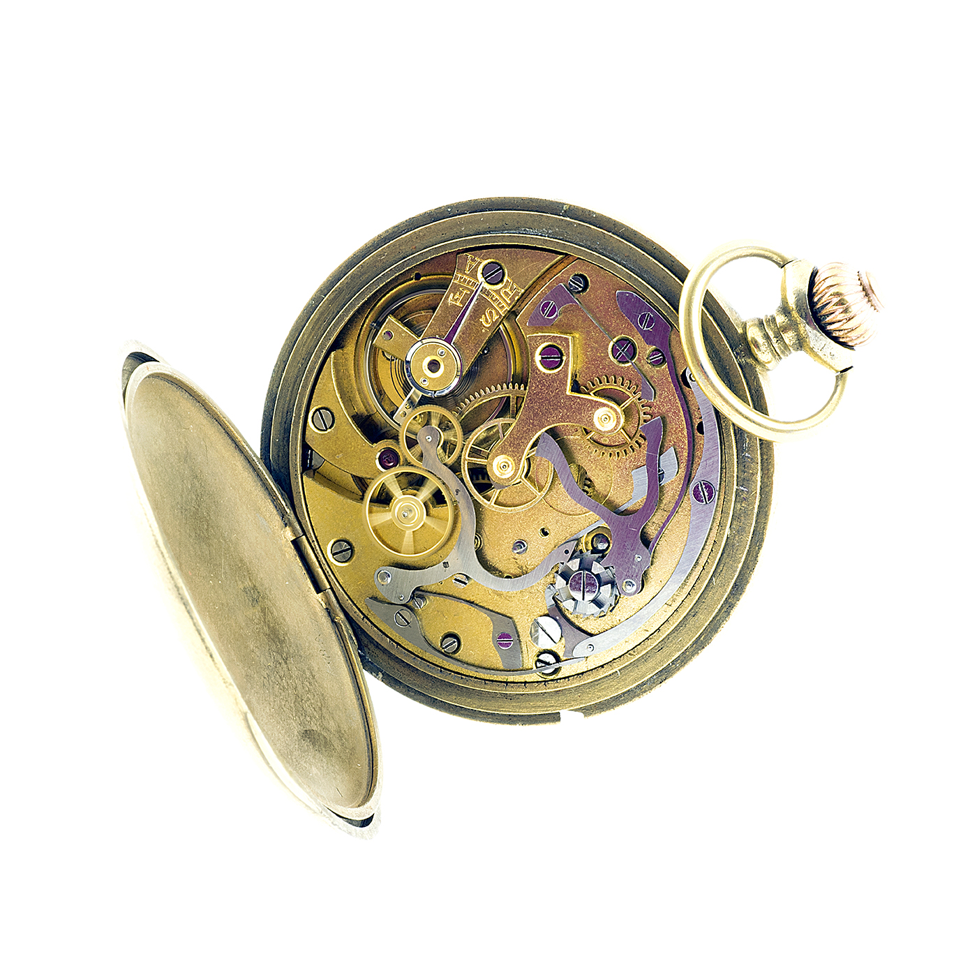 Reloj-Cronómetro Suizo, Lepine y remontoir. Suiza, ca. 1900. Reloj-Cronómetro Suizo, Lepine y remontoir. Suiza, ca. 1900.