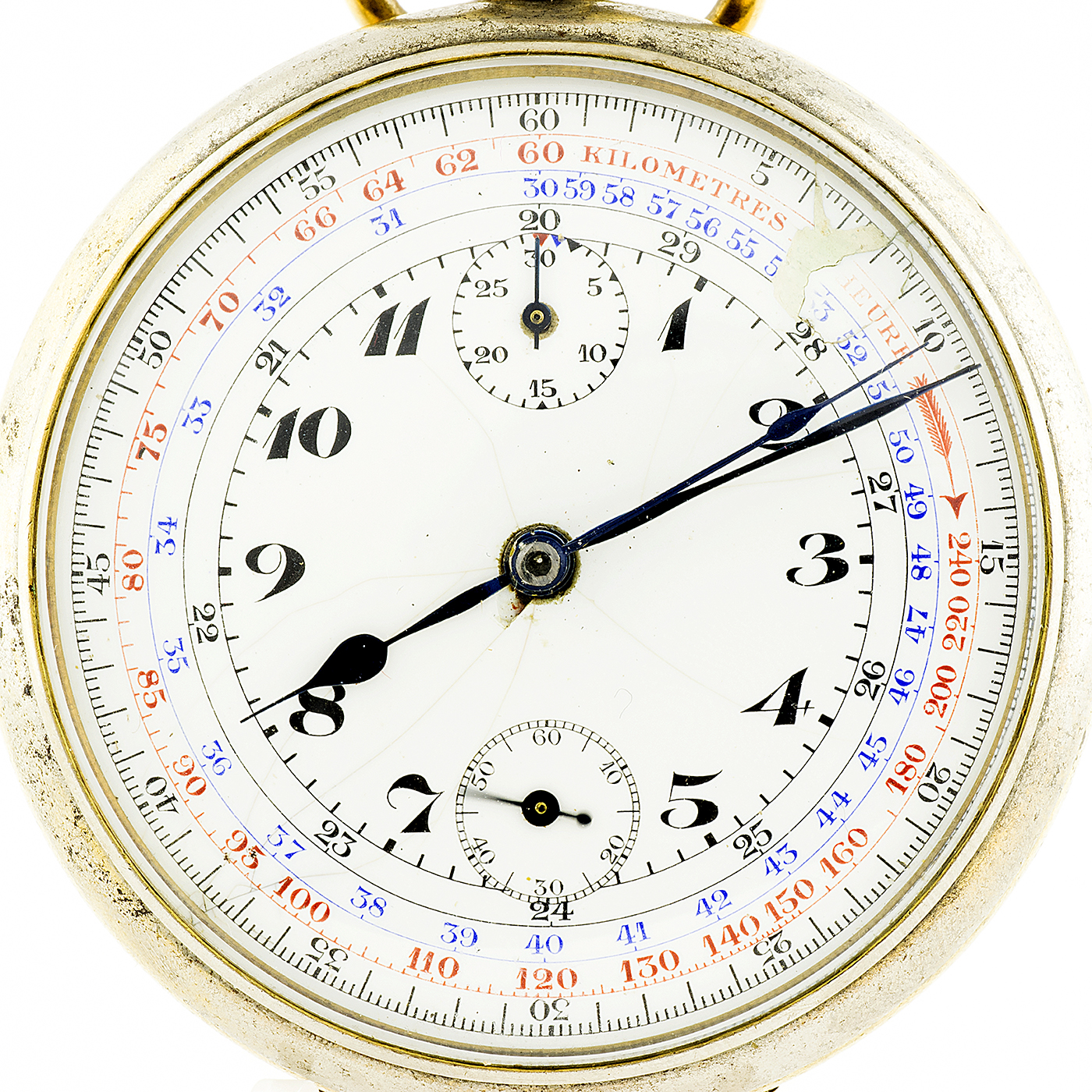 Reloj-Cronómetro Suizo, Lepine y remontoir. Suiza, ca. 1900. Reloj-Cronómetro Suizo, Lepine y remontoir. Suiza, ca. 1900.