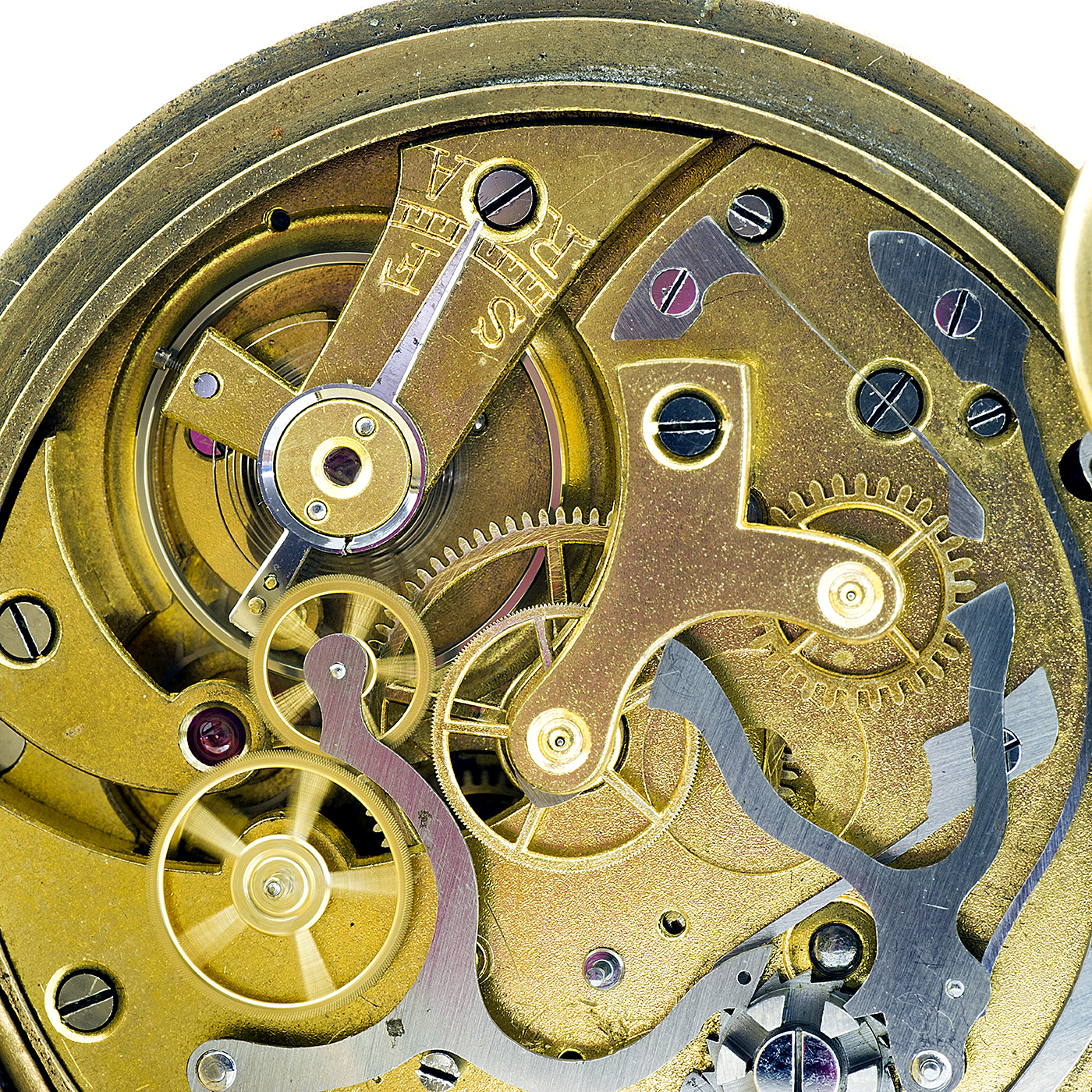 Reloj-Cronómetro Suizo, Lepine y remontoir. Suiza, ca. 1900. Reloj-Cronómetro Suizo, Lepine y remontoir. Suiza, ca. 1900.