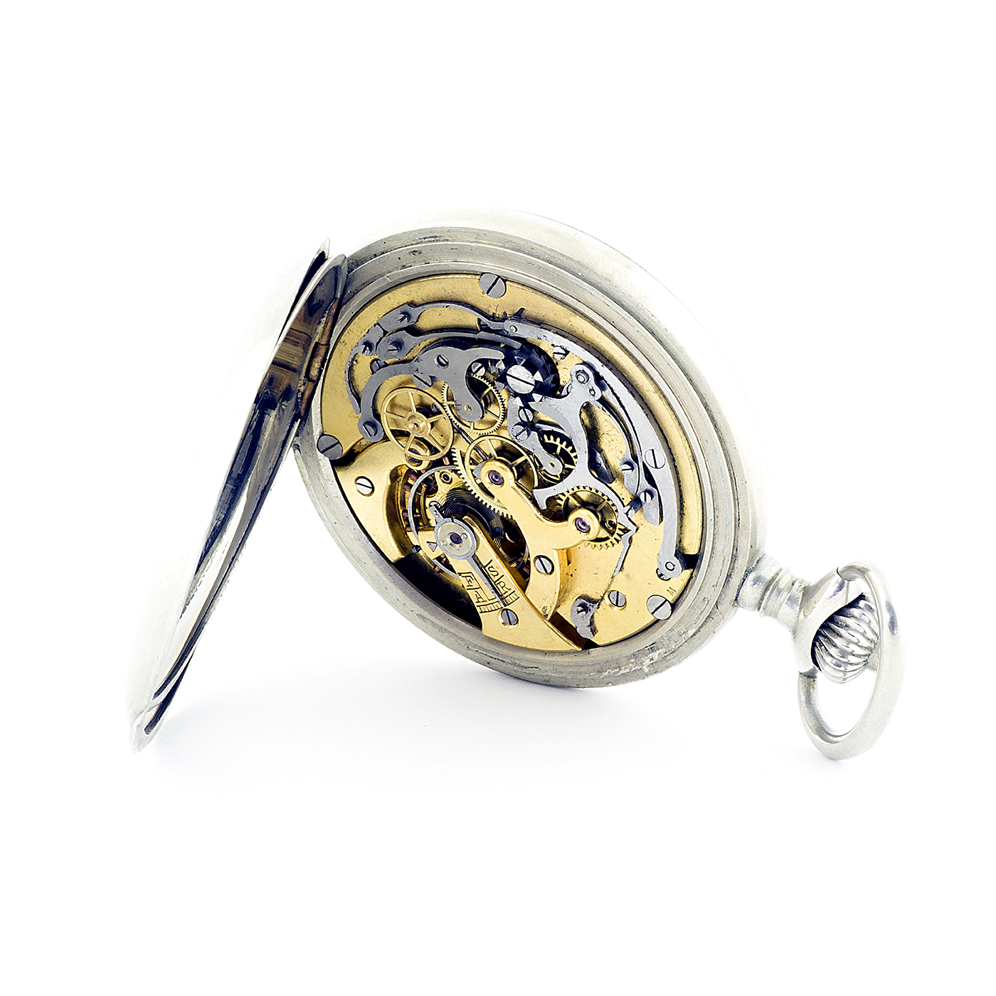 Reloj-Cronómetro Suizo, Lepine y remontoir. Suiza, ca. 1900. Reloj-Cronómetro Suizo, Lepine y remontoir. Suiza, ca. 1900.