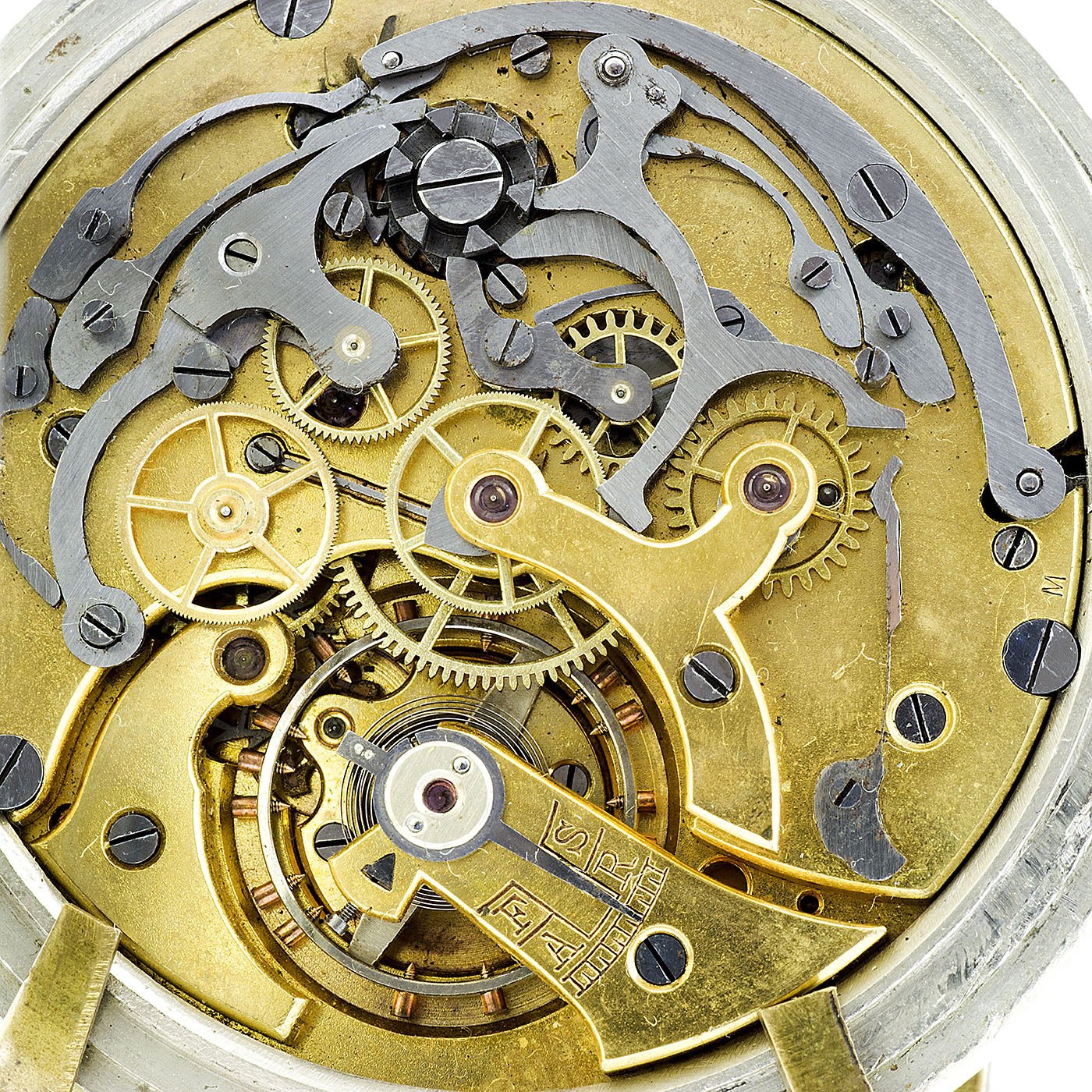 Reloj-Cronómetro Suizo, Lepine y remontoir. Suiza, ca. 1900. Reloj-Cronómetro Suizo, Lepine y remontoir. Suiza, ca. 1900.