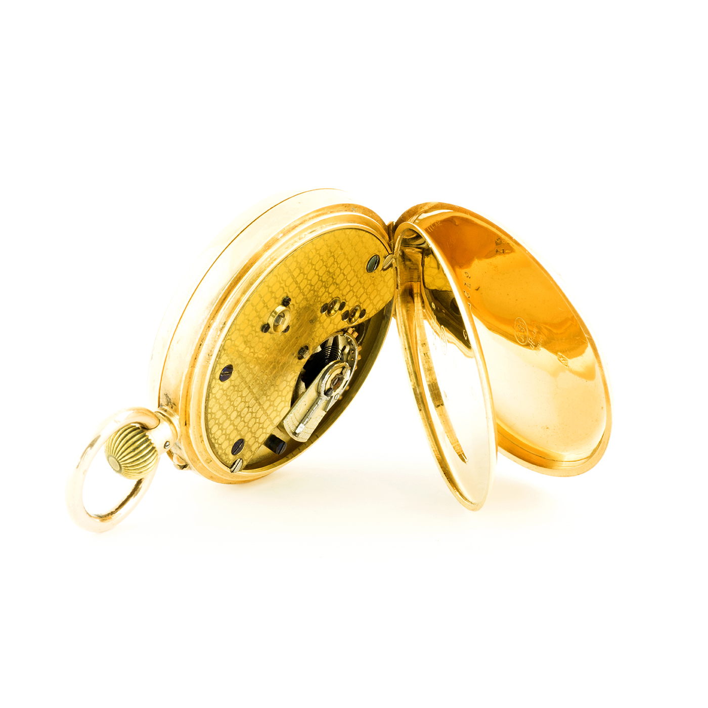 Reloj de Bolsillo-colgar, lepine y remontoir. Oro 18k. Suiza, ca. 1900. Reloj de Bolsillo-colgar, lepine y remontoir. Oro 18k. Suiza, ca. 1900.