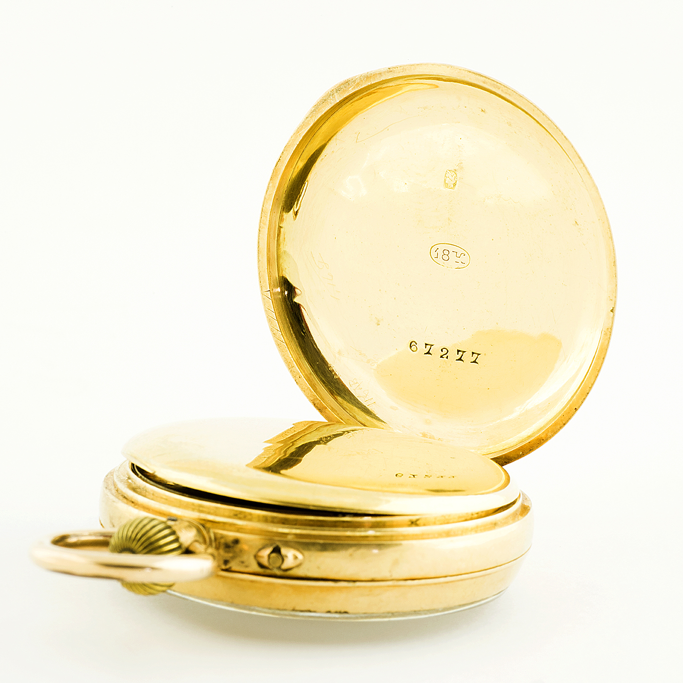 Reloj de Bolsillo-colgar, lepine y remontoir. Oro 18k. Suiza, ca. 1900. Reloj de Bolsillo-colgar, lepine y remontoir. Oro 18k. Suiza, ca. 1900.