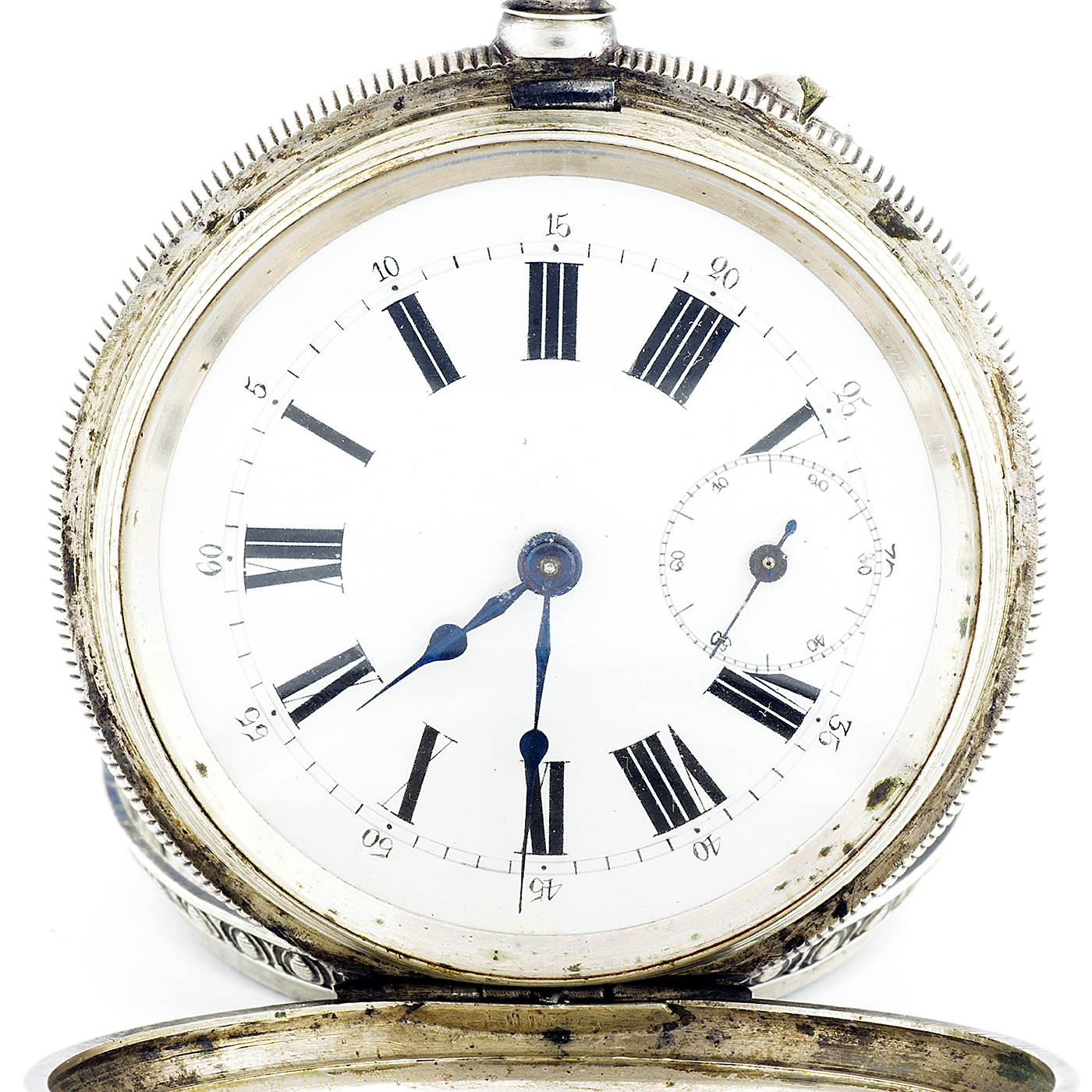 Reloj suizo de Bolsillo, saboneta y remontoir. Suiza, ca. 1870. Reloj suizo de Bolsillo, saboneta y remontoir. Suiza, ca. 1870.