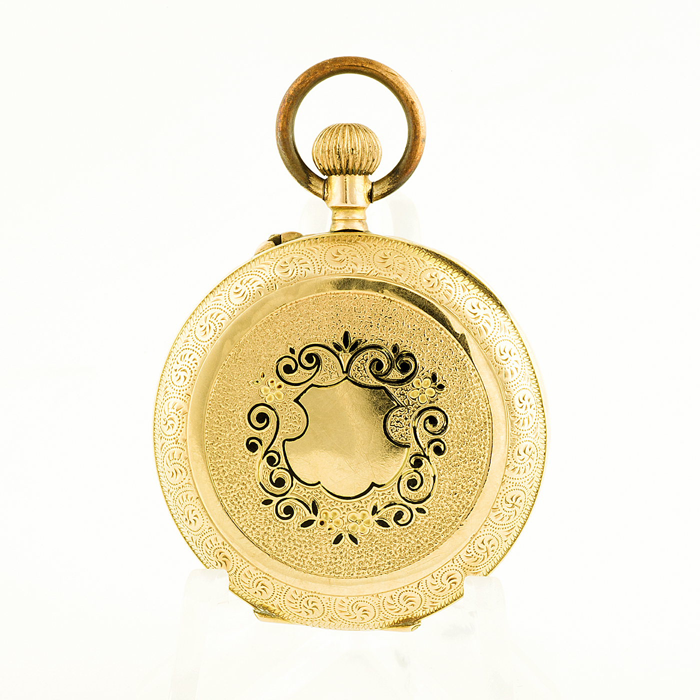 Reloj Suizo de Colgar, lepine y remontoir. Suiza, ca. 1900. Oro 14k. Reloj Suizo de Colgar, lepine y remontoir. Suiza, ca. 1900. Oro 14k.