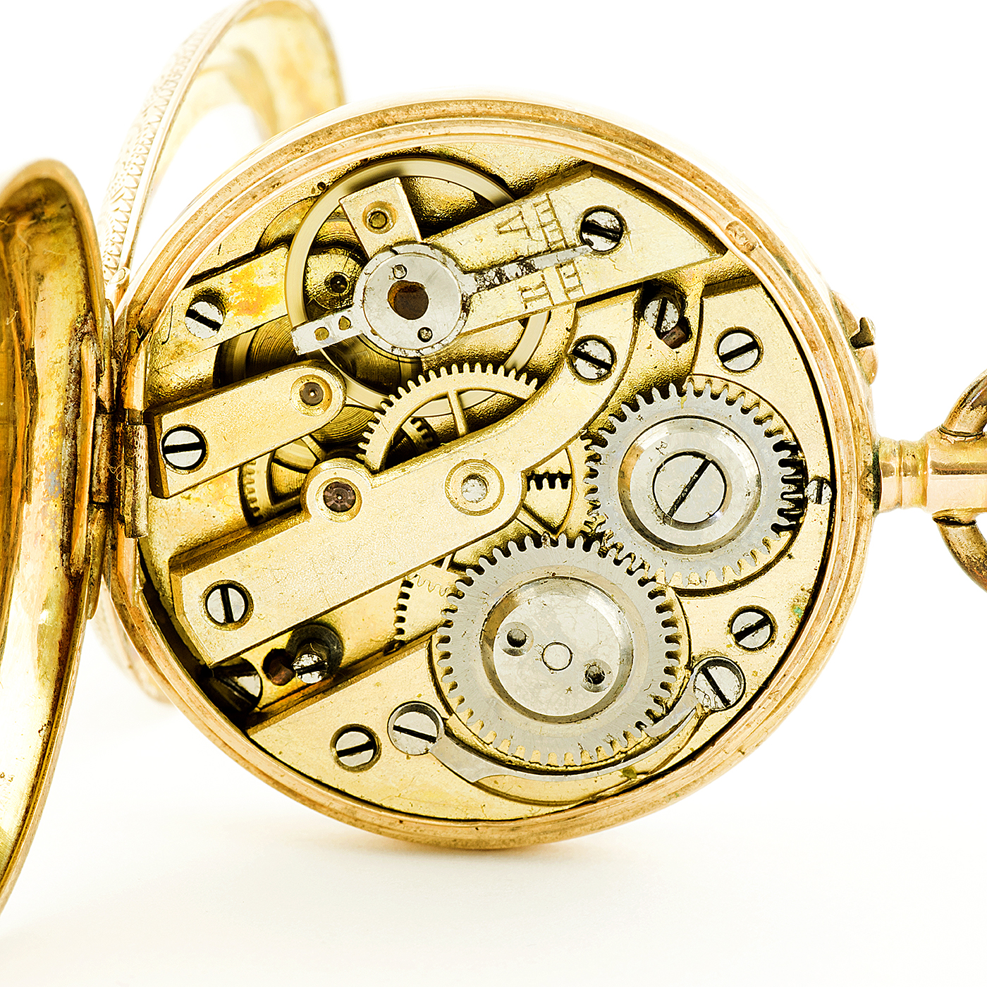 Reloj Suizo de Colgar, lepine y remontoir. Suiza, ca. 1900. Oro 14k. Reloj Suizo de Colgar, lepine y remontoir. Suiza, ca. 1900. Oro 14k.