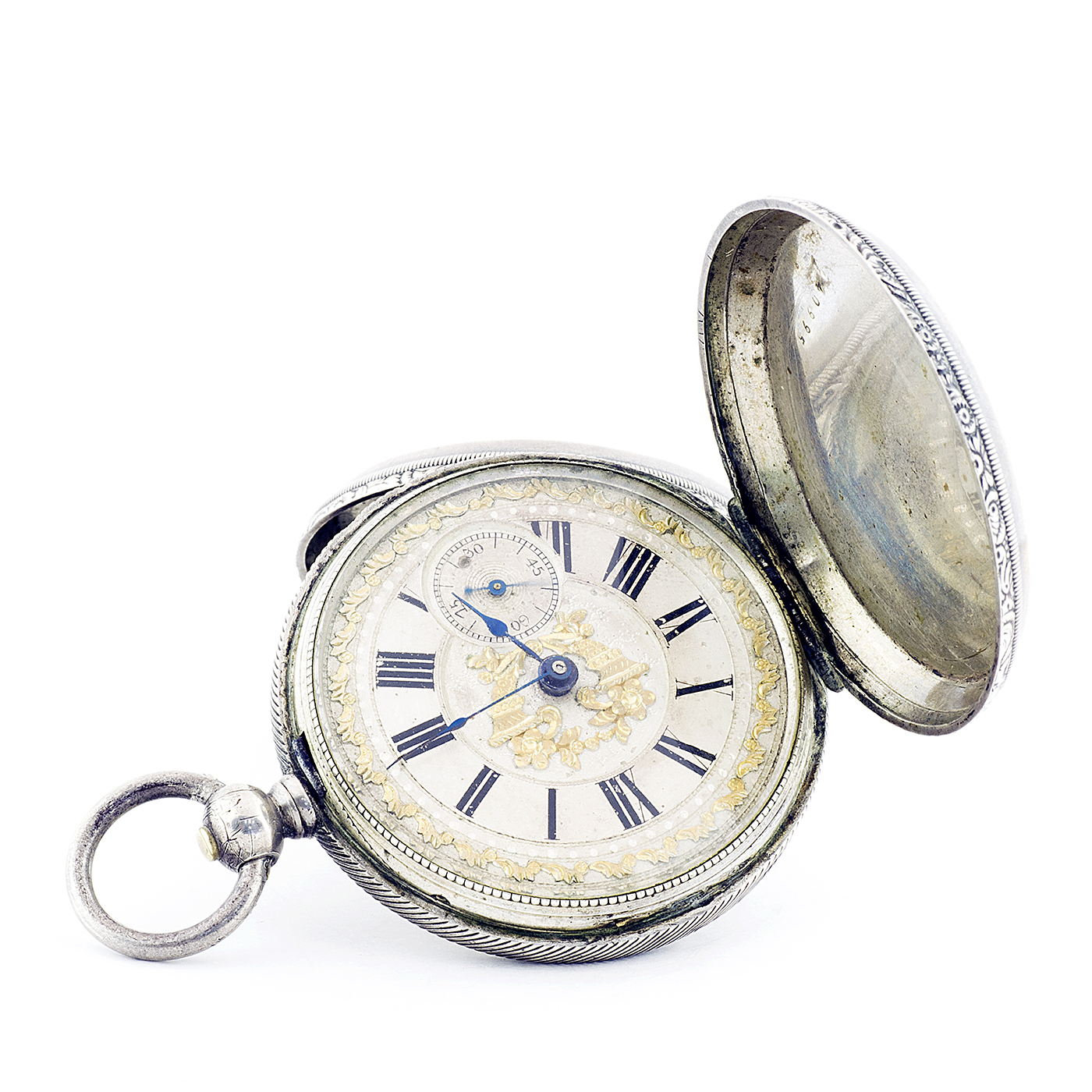 RT. ROSKELL (Liverpol). Reloj de Bolsillo para caballero, saboneta. England, ca. 1880.