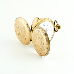SYSTEME GLASHÜTTE (Alemania). Reloj de bolsillo para caballero, saboneta y remontoir. Ca. 1880. Oro 14k.