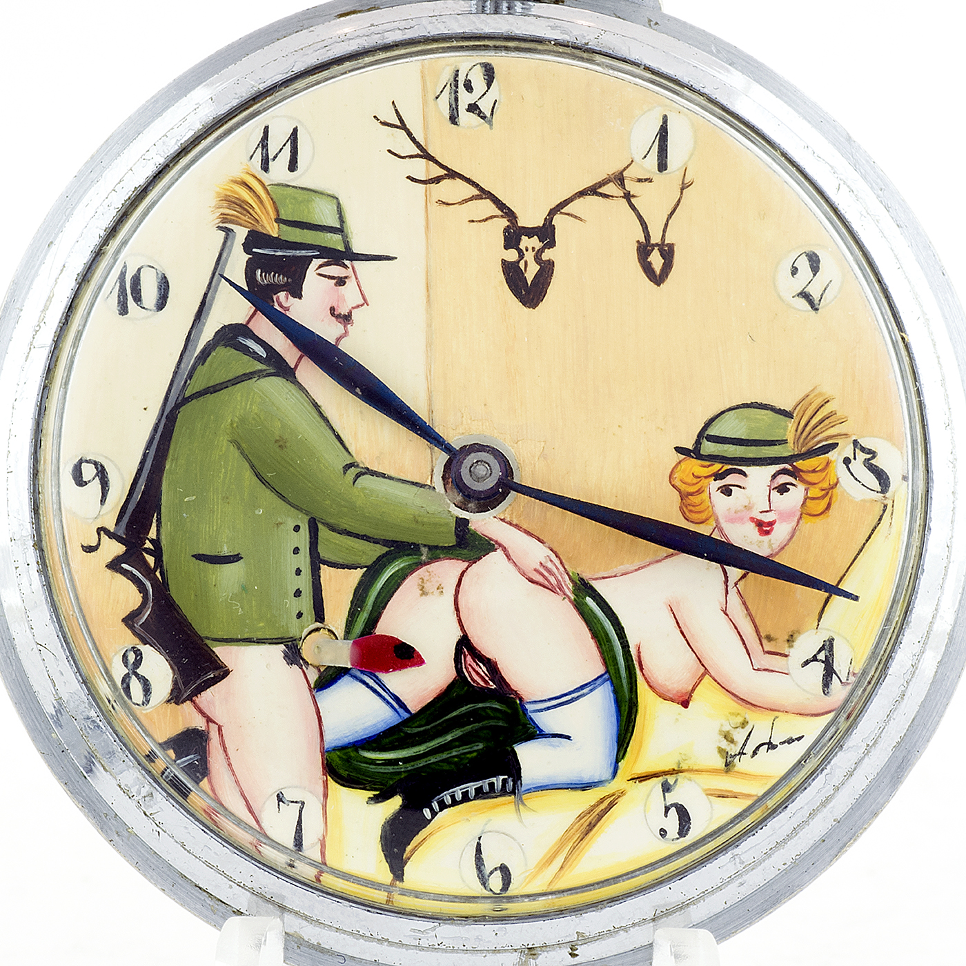 Tissot - Reloj Suizo Erótico de Bolsillo, lepine y remontoir - AUTOMATÓN. Circa 1900 Tissot - Reloj Suizo Erótico de Bolsillo, lepine y remontoir - AUTOMATÓN. Circa 1900