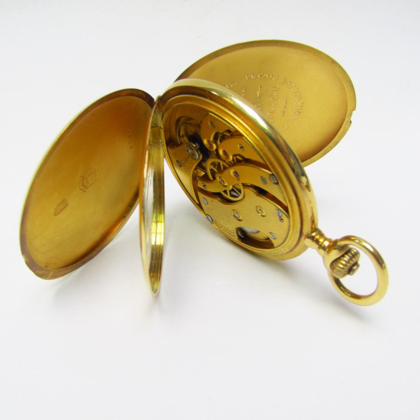 ULYSSE NARDIN. Reloj de Bolsillo para caballero, saboneta y remontoir. Oro 18k. Suiza, ca. 1900. ULYSSE NARDIN. Reloj de Bolsillo para caballero, saboneta y remontoir. Oro 18k. Suiza, ca. 1900.