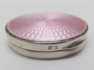 A. Bros LTD. - juego de maquillaje en plata y esmalte Art Deco - Birmingham Inglaterra - 1931/1932