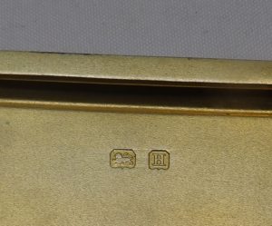 A. Bros LTD. - juego de maquillaje en plata y esmalte Art Deco - Birmingham Inglaterra - 1931/1932