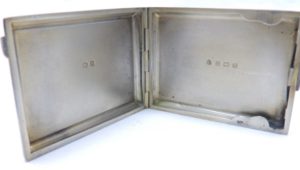 A. Bros LTD. - juego de maquillaje en plata y esmalte Art Deco - Birmingham Inglaterra - 1931/1932