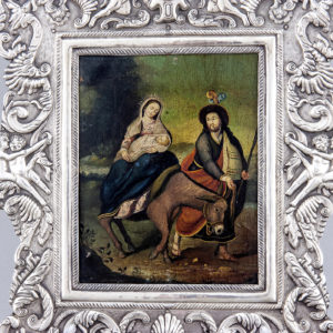 Óleo pintado sobre placa de cobre. Escuela Sudamericana. Siglo XIX.