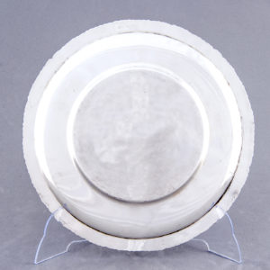 Bandeja circular en Plata de Ley. J. PÉREZ, España. Siglo XIX.