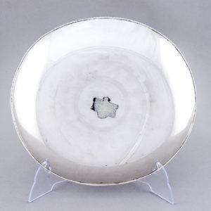 Centro de Mesa Oval en Plata de Ley. España, siglo XX.