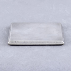 D.BROS. Pitillera en Plata Inglesa. Birmingham, 1961. 203 gr.
