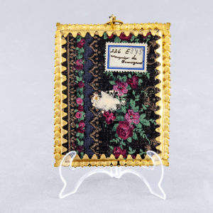 ESCUELA ALEMANA SIGLO XIX. Miniatura pintada a mano sobre lámina de marfil. "Retrato de Marquesa de Bonrgard"