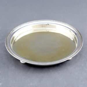 Francesc Cabot. Centro de Mesa en plata y cristal. Barcelona, 19th. 1.705 gr.
