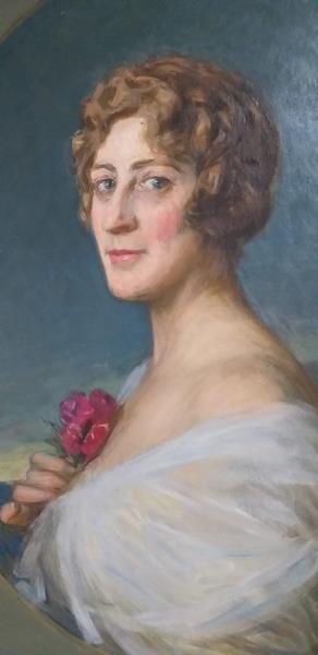GONZALO BILBAO MARTÍNEZ. Óleo sobre lienzo. "Retrato de Dama". GONZALO BILBAO MARTÍNEZ. Óleo sobre lienzo. "Retrato de Dama".