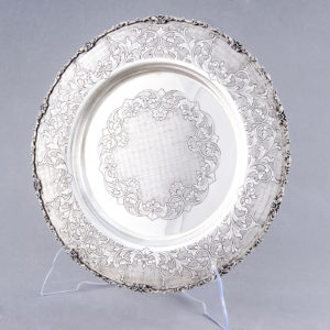 Goretta. Salvilla de Plata de Ley 800. Alexandría. Siglo XX.