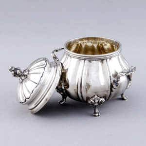 Juego de Café y té en Plata de Ley. España, siglo XX.