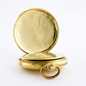 Longines. Reloj de Bolsillo saboneta y remontoir. Año, 1926. Oro 18k.