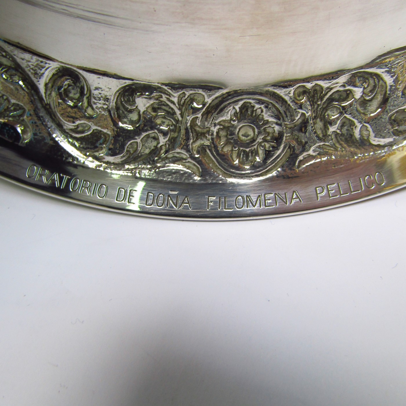 Mariano Cejalvo. Juego de Oratorio en Plata. España, 1894-1895. Mariano Cejalvo. Juego de Oratorio en Plata. España, 1894-1895.