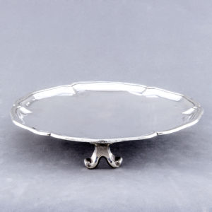 MARTÍNEZ Y ASCONA. Centro de mesa en plata. Córdoba, 19th.