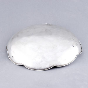 PASGORCY. Centro de mesa o Plato Circular en Plata de Ley. España, 20th. 321 gr.