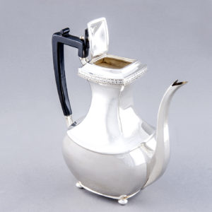 PASGORCY. Juego de Café y Té Estilo Inglés, en Plata. España, siglo XX.