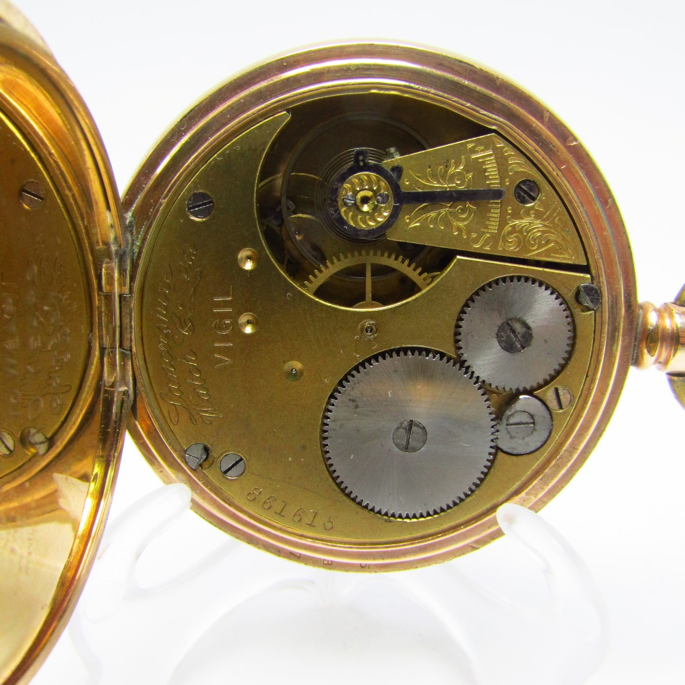 Prescot. Reloj de bolsillo, lepine y remontoir. Ca. 1900 Prescot. Reloj de bolsillo, lepine y remontoir. Ca. 1900