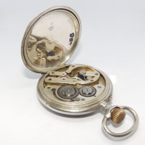 JAE (Suiza). Reloj Magnum de Bolsillo Erótico, Automatón, Lepine y remontoir. Ca. 1900