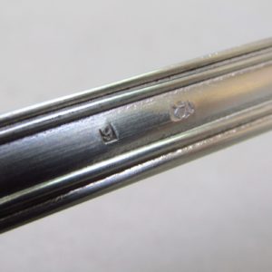 Sopera con cucharón en Plata de Ley. Europa. Siglo XIX.