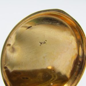 M. Barry (Geneve). Reloj de bolsillo-colgar, saboneta. Oro 14k. Ca. 1880.